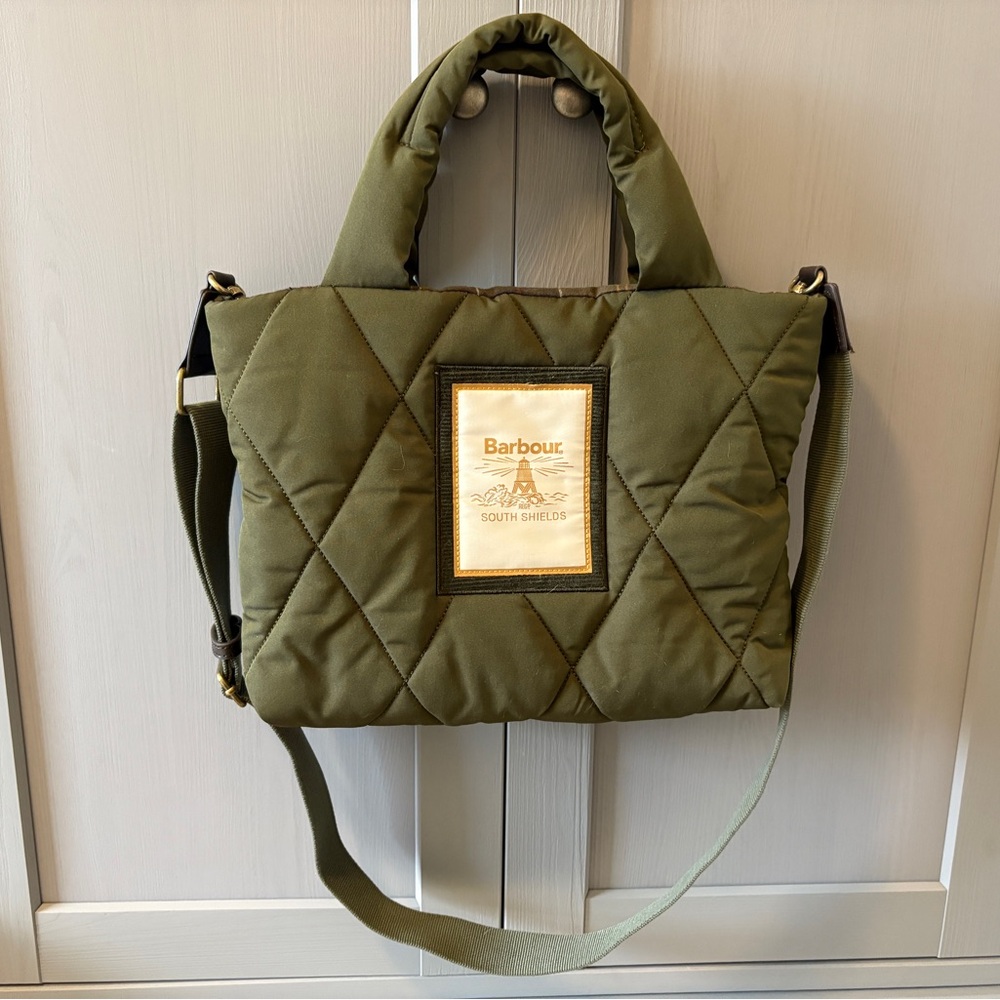 Barbour mini Mariah diamond quilted bag